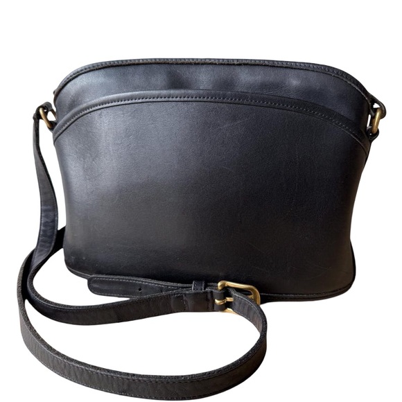 Coach Handbags - Vintage Coach Anderson Black Glove Tanned Leather Crossbody Bag Style 9976